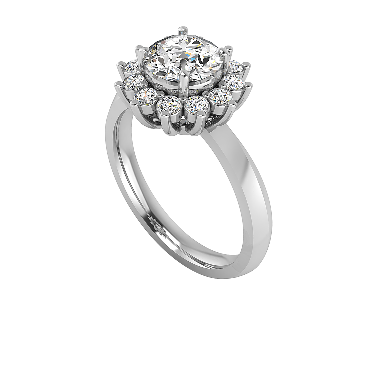 Lia Halo Engagement Ring